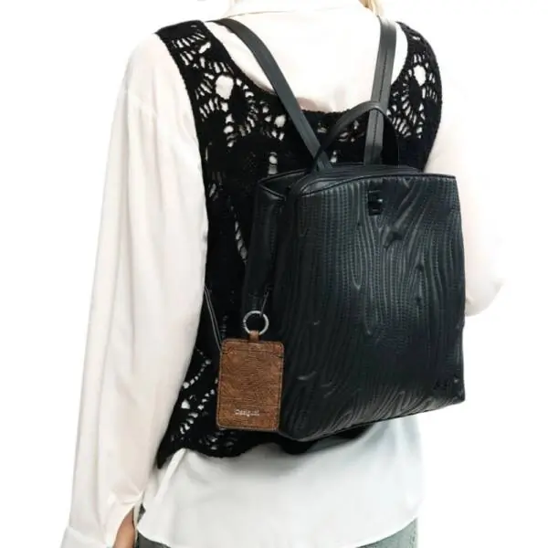 Desigual - Γυναικείο Σακίδιο Πλάτης Helium Sumy Mini 26SAKP42-2000 Μαύρο 26SAKP42-2000