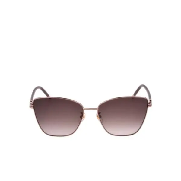 Furla - Γυναικεία Γυαλιά Ηλίου Silver & Brown Square SFU692-0A39 Χρυσό