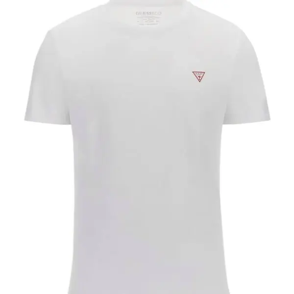 Guess - Ανδρικό T-shirt Cn Ss Core Tee Slim Fit M2YI36I3Z14-G011 Λευκό M2YI36I3Z14-G011