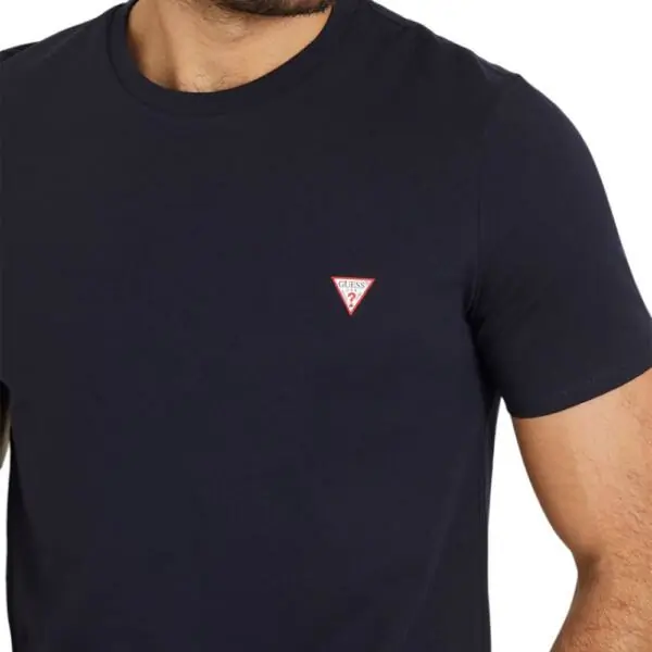 Guess - Ανδρικό T-shirt Cn Ss Core Tee Slim Fit M2YI36I3Z14-G7V2 Μπλε Σκούρο M2YI36I3Z14-G7V2