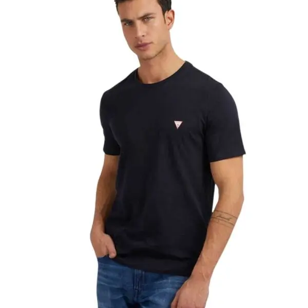Guess - Ανδρικό T-shirt Cn Ss Core Tee Slim Fit M2YI36I3Z14-G7V2 Μπλε Σκούρο