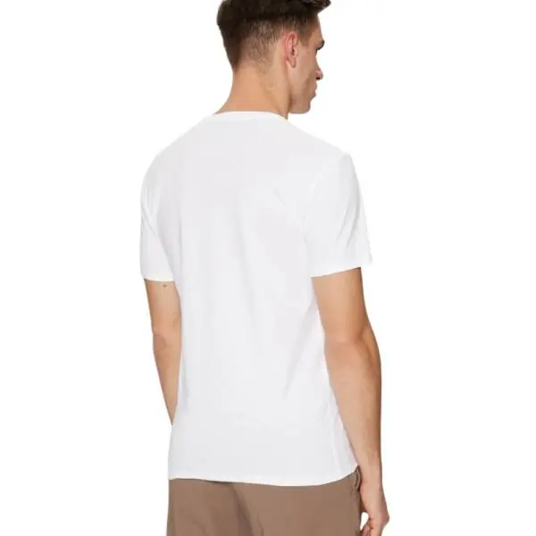 Guess - Ανδρικό T-shirt Short Sleeved Regular Fit M2YI24J1314-G011 Λευκό M2YI24J1314-G011