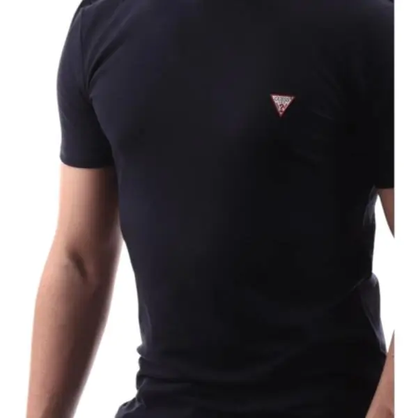 Guess - Ανδρικό T-shirt Short Sleeved Regular Fit M2YI24J1314-G7V2 Μπλε M2YI24J1314-G7V2