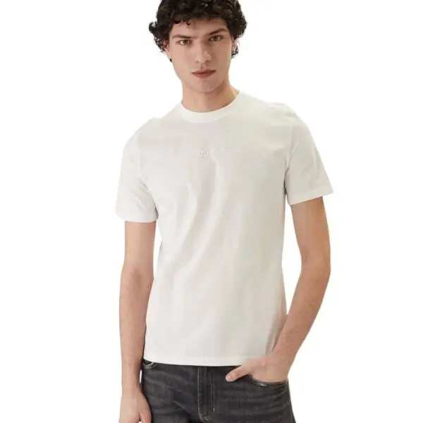 Guess - Ανδρικό T-shirt Short Sleeved Regular Fit Z6GI06K2847-G018 Λευκό