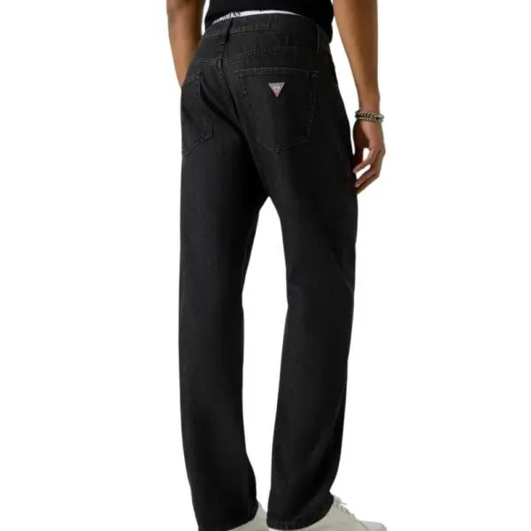 Guess - Ανδρικό Παντελόνι Τζιν G16 Straight M5YA1BD6571-IJVB Μαύρο M5YA1BD6571-IJVB