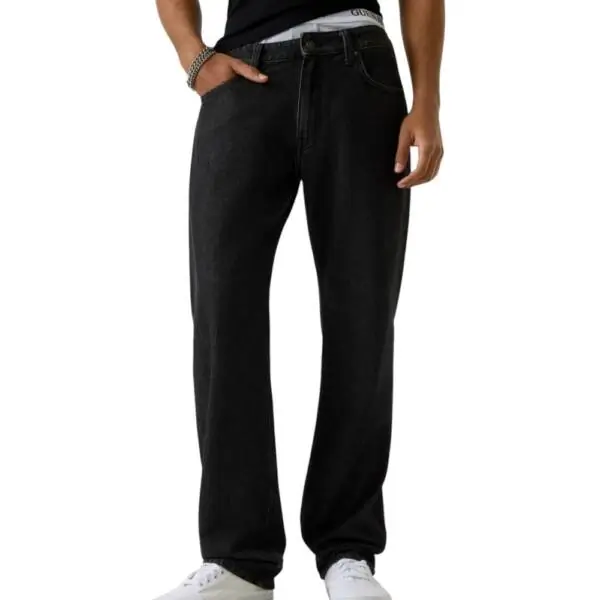 Guess - Ανδρικό Παντελόνι Τζιν G16 Straight M5YA1BD6571-IJVB Μαύρο