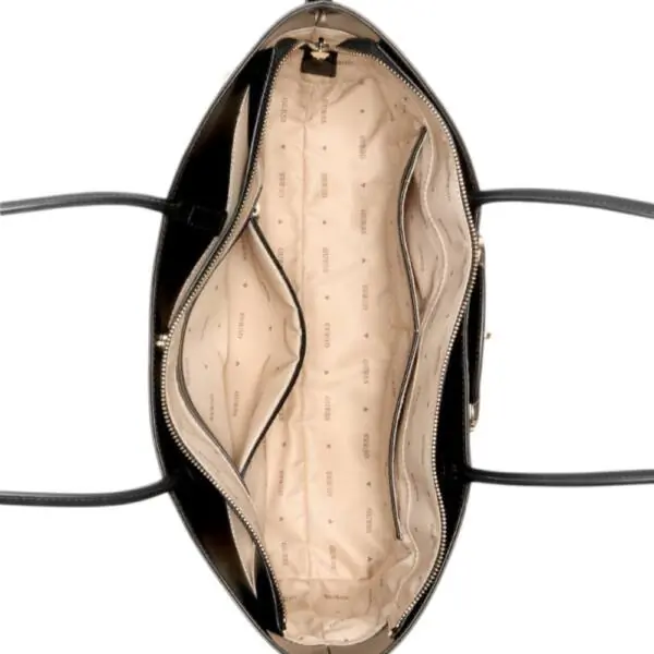 Guess - Γυναικεία Τσάντα Janie Shoulder Bag HWVG991023-BLA Μαύρο HWVG991023-BLA