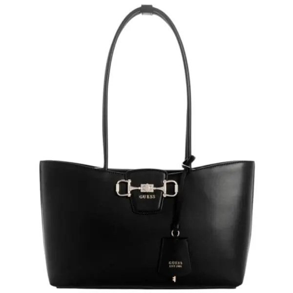 Guess - Γυναικεία Τσάντα Janie Shoulder Bag HWVG991023-BLA Μαύρο