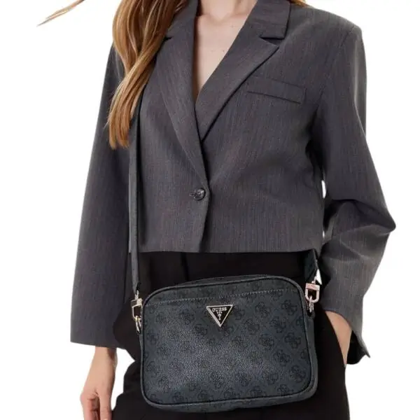 Guess - Γυναικεία Τσάντα Meridian II Bag HWSG697414-COA Μαύρο HWSG697414-COA