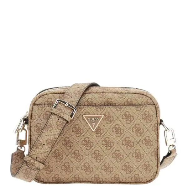 Guess - Γυναικεία Τσάντα Meridian II Bag HWSG697414-LAT Καφέ Ανοιχτό