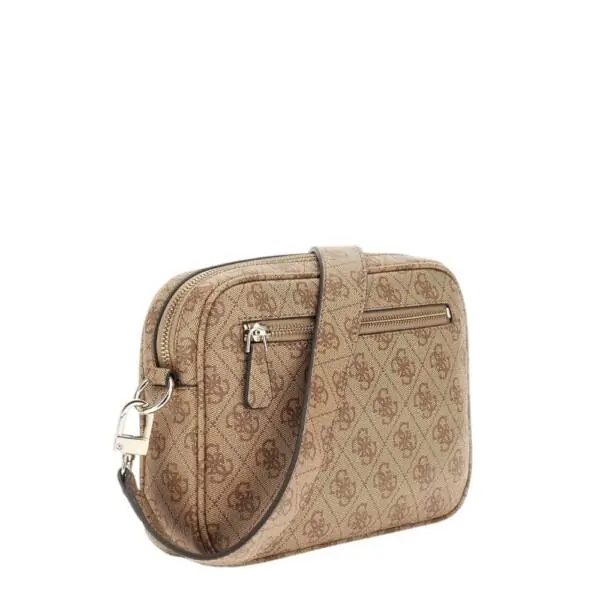 Guess - Γυναικεία Τσάντα Meridian II Bag HWSG697414-LAT Καφέ Ανοιχτό HWSG697414-LAT