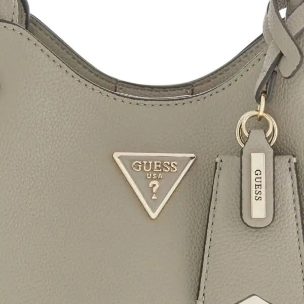 Guess - Γυναικεία Τσάντα Meridian II Tote Bag HWBG6974050-DRT Γκρι/Καφέ HWBG6974050-DRT