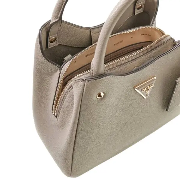 Guess - Γυναικεία Τσάντα Meridian II Tote Bag HWBG6974050-DRT Γκρι/Καφέ HWBG6974050-DRT