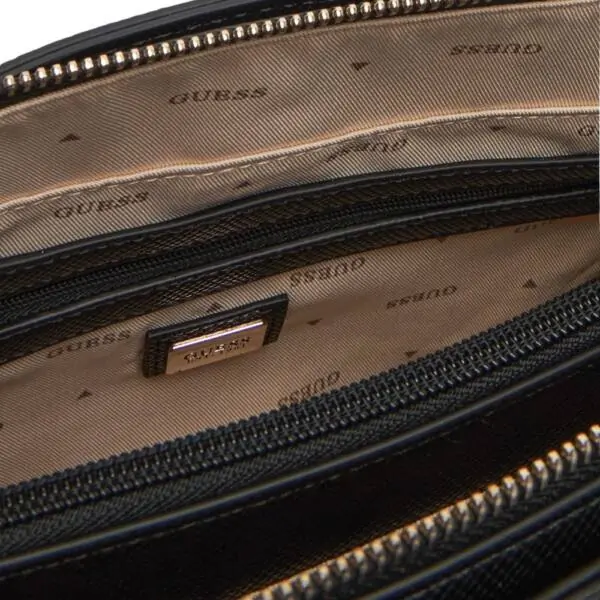 Guess - Γυναικεία Τσάντα Ώμου/Χειρός Noelle II Bag HWZG967207-BLA Μαύρο HWZG967207-BLA