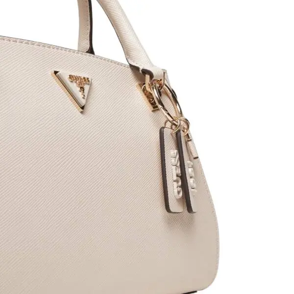 Guess - Γυναικεία Τσάντα Ώμου/Χειρός Noelle II Bag HWZG967207-TAU Εκρού HWZG967207-TAU