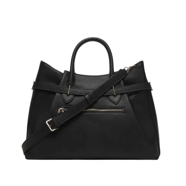 Guess - Γυναικεία Τσάντα Ώμου/Χειρός Yesba Saffiano HWBG7833070-BLA Μαύρο HWBG7833070-BLA