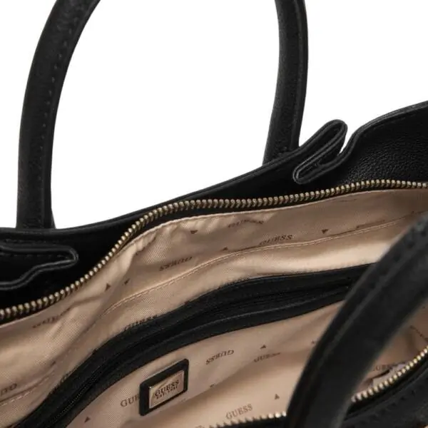 Guess - Γυναικεία Τσάντα Ώμου/Χειρός Yesba Saffiano HWBG7833070-BLA Μαύρο HWBG7833070-BLA