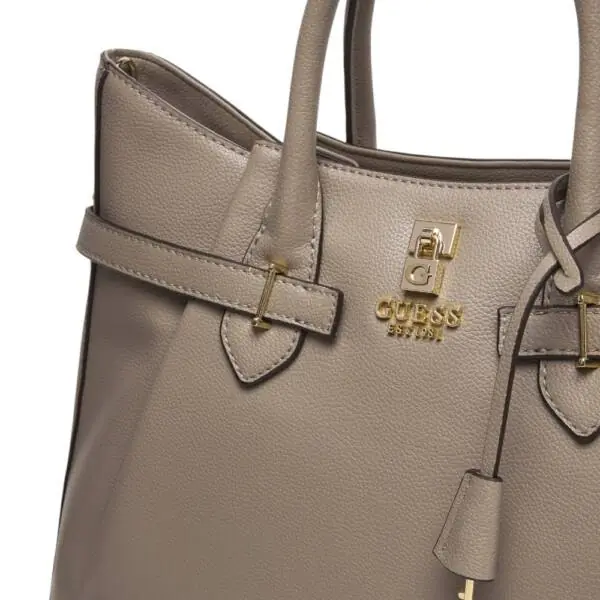 Guess - Γυναικεία Τσάντα Ώμου/Χειρός Yesba Saffiano HWBG7833070-DRT Καφέ HWBG7833070-DRT