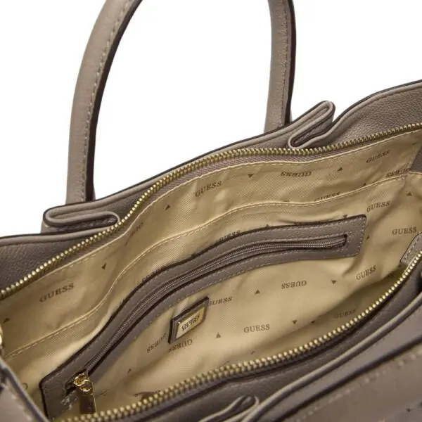 Guess - Γυναικεία Τσάντα Ώμου/Χειρός Yesba Saffiano HWBG7833070-DRT Καφέ HWBG7833070-DRT