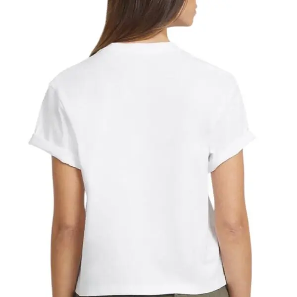 Guess - Γυναικείο Boxy Iconic T-shirt W4YI73K8HM0-G011 Λευκό W4YI73K8HM0-G011