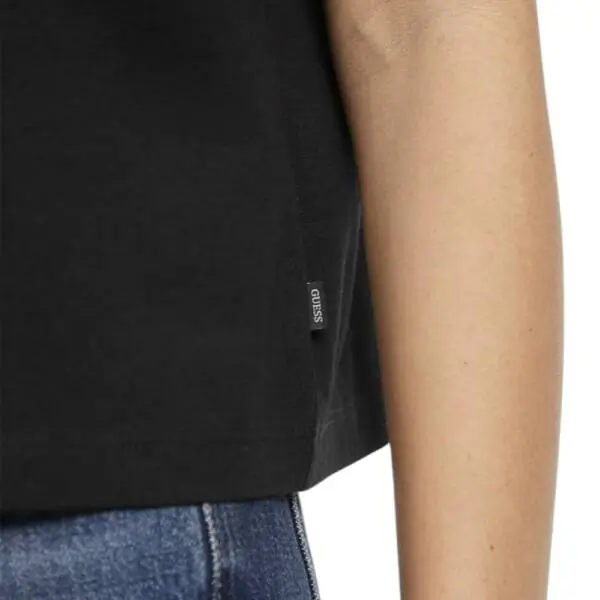 Guess - Γυναικείο Boxy Iconic T-shirt W4YI73K8HM0-JBLK Μαύρο W4YI73K8HM0-JBLK
