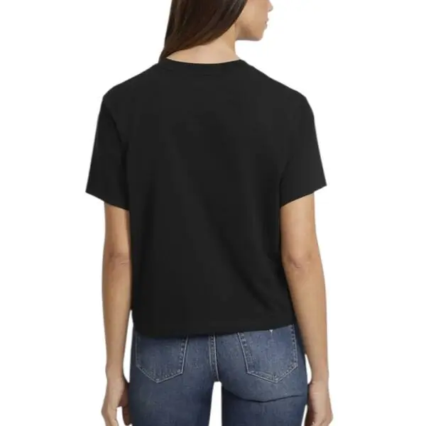 Guess - Γυναικείο Boxy Iconic T-shirt W4YI73K8HM0-JBLK Μαύρο W4YI73K8HM0-JBLK