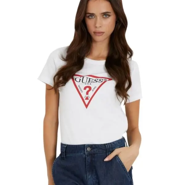 Guess - Γυναικείο T-Shirt Original Tee W1YI1BI3Z14-G011 Λευκό