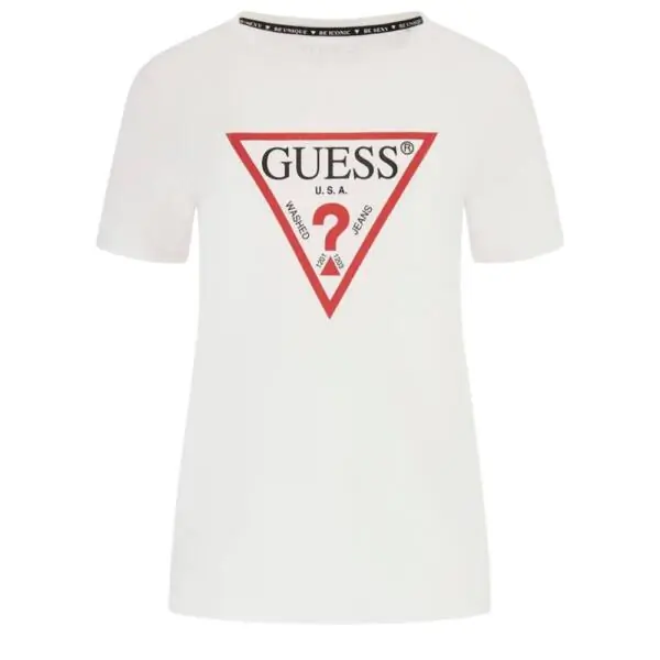 Guess - Γυναικείο T-Shirt Original Tee W1YI1BI3Z14-G011 Λευκό W1YI1BI3Z14-G011