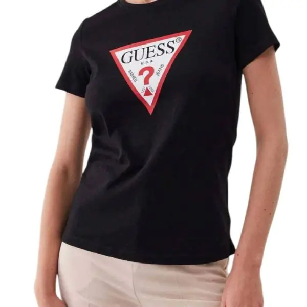 Guess - Γυναικείο T-Shirt Original Tee W1YI1BI3Z14-JBLK Μαύρο