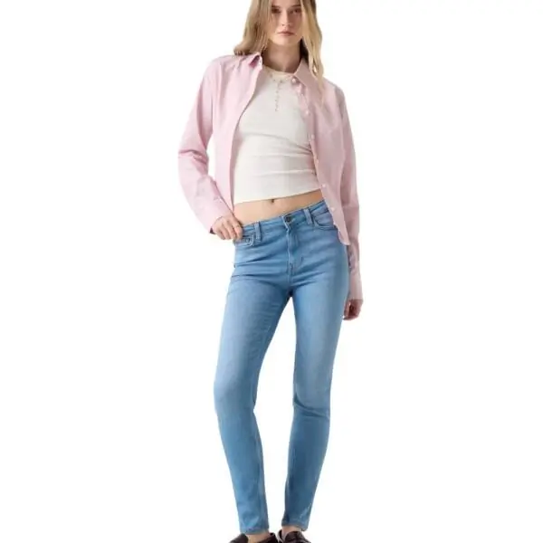Guess - Γυναικείο Παντελόνι Τζιν G05 Skinny Jeans Soft Touch W5YA92D7043-IGHD Μπλε Ανοιχτό
