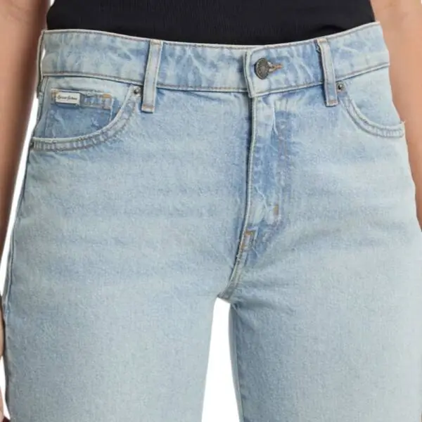 Guess - Γυναικείο Παντελόνι Τζιν G08 Mid Rise Straight Jeans W5RA98D5M45-GJRV Μπλε W5RA98D5M45-GJRV