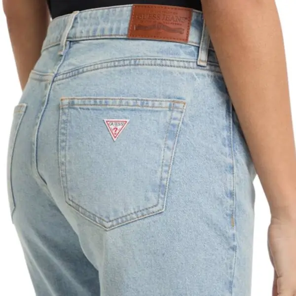 Guess - Γυναικείο Παντελόνι Τζιν G08 Mid Rise Straight Jeans W5RA98D5M45-GJRV Μπλε W5RA98D5M45-GJRV