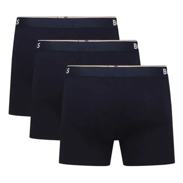 Hugo Boss - Ανδρικά Μποξεράκια Boxer Br 3p Power Long 50475282-480 Μπλε 50475282-480