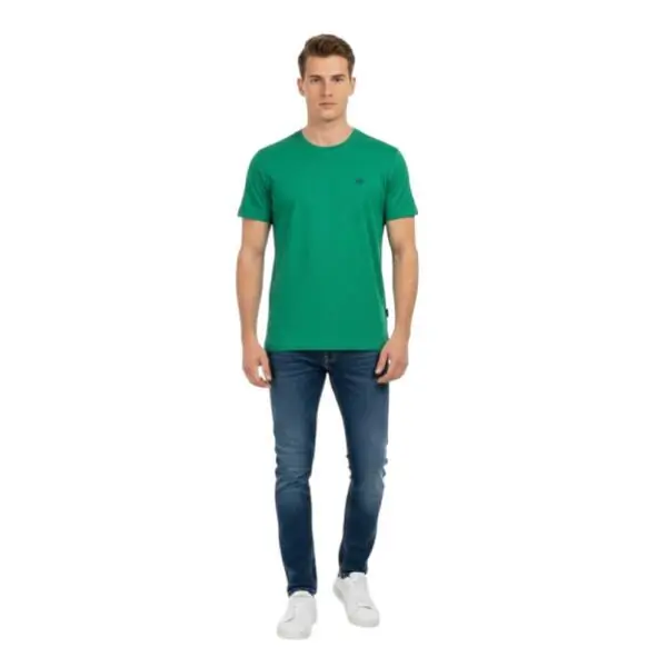 La Martina - Ανδρικό T-Shirt Heritage Regular Fit XMR010-JS206-03045 Πράσινο