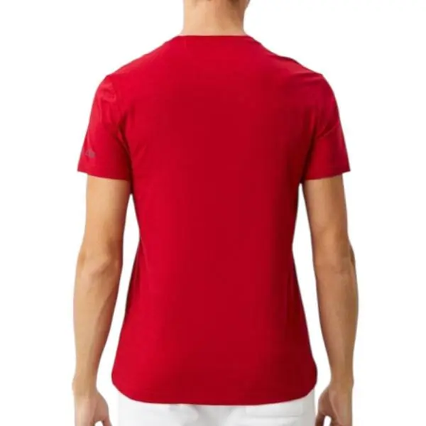 La Martina - Ανδρικό T-Shirt Heritage Regular Fit XMR010-JS206-06005 Κόκκινο XMR010-JS206-06005