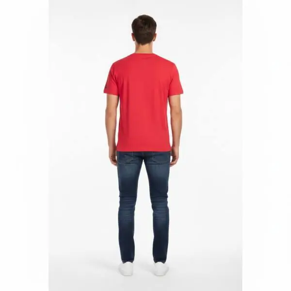 La Martina - Ανδρικό T-Shirt Heritage Regular Fit XMR010-JS206-06005 Κόκκινο XMR010-JS206-06005