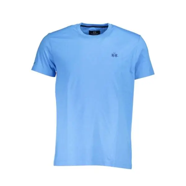 La Martina - Ανδρικό T-Shirt Heritage Regular Fit XMR010-JS206-07033 Γαλάζιο XMR010-JS206-07033