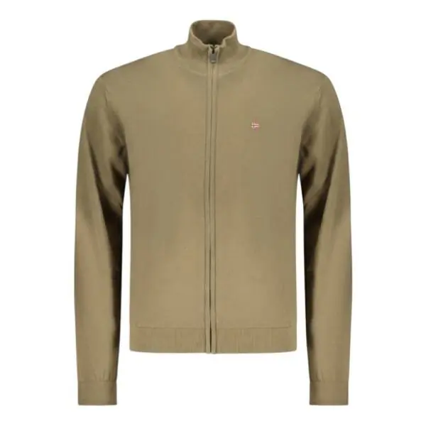 Napapijri - Ανδρική Ζακέτα Πουλόβερ Decatur 2.0 FZ Relaxed Fit NP0A4H0W-G3A Πράσινο NP0A4H0WG3A