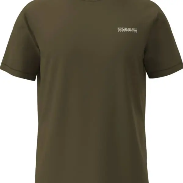 Napapijri - Ανδρικό T-shirt S Smallbox Regular Fit NP0A88TR-G3A Λαδί NP0A88TRG3A