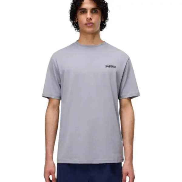 Napapijri - Ανδρικό T-shirt S Smallbox Regular Fit NP0A88TR-HCB Γκρι