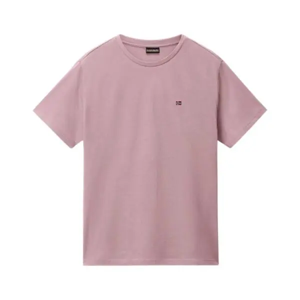 Napapijri - Ανδρικό T-shirt Salis Ss Sum Regular Fit NP0A4H8D-P1T Ροζ NP0A4H8DP1T