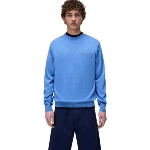 Napapijri - Ανδρικό Πουλόβερ Decatur 2.0 Relaxed Fit NP0A4G5W-B9A Γαλάζιο