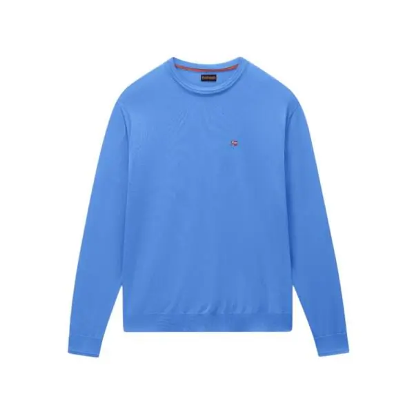 Napapijri - Ανδρικό Πουλόβερ Decatur 2.0 Relaxed Fit NP0A4G5W-B9A Γαλάζιο NP0A4G5WB9A