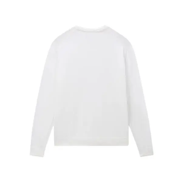 Napapijri - Ανδρικό Πουλόβερ Decatur 2.0 Relaxed Fit NP0A4G5W-N1A Λευκό NP0A4G5WN1A