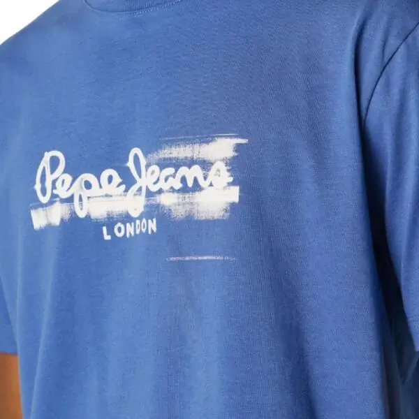 Pepe Jeans - Ανδρικό T-shirt Seasonal Logo Fantasy 3 PM5010292-576 Μπλε PM5010292-576