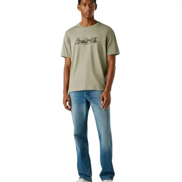 Pepe Jeans - Ανδρικό T-shirt Seasonal Logo Fantasy 3 PM5010292-701 Λαδί PM5010292-701