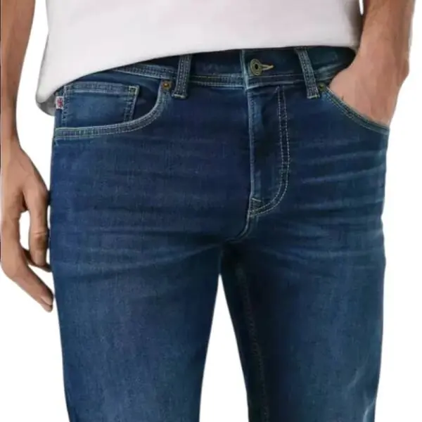 Pepe Jeans - Ανδρικό Παντελόνι Essentials Slim Gymdigo PM2073895AG2-000 Μπλε PM2073895AG2-000