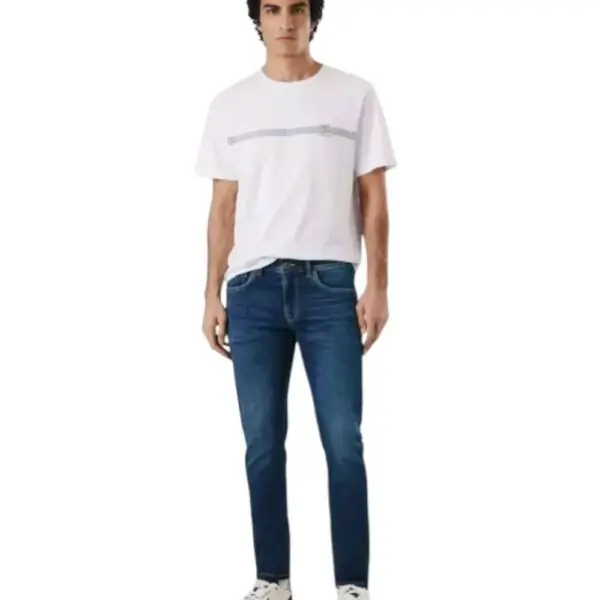 Pepe Jeans - Ανδρικό Παντελόνι Essentials Slim Gymdigo PM2073895AG2-000 Μπλε PM2073895AG2-000