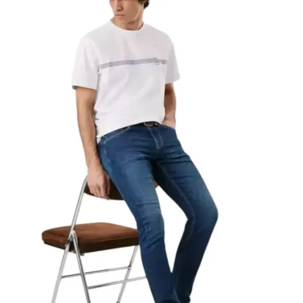 Pepe Jeans - Ανδρικό Παντελόνι Essentials Slim Gymdigo PM2073895AG2-000 Μπλε PM2073895AG2-000