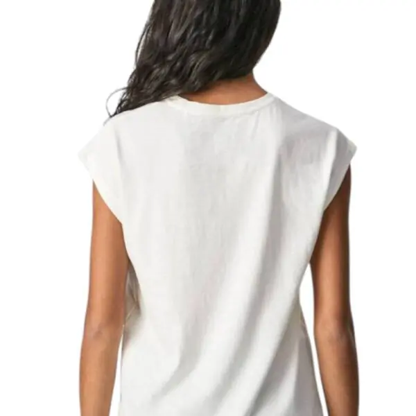 Pepe Jeans - Γυναικείο T-shirt Bloom PL504821-800 Λευκό PL504821-800